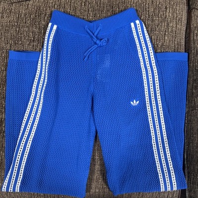 adidas Originals Premium Crochet Track Pants Blue Colorway Size