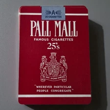 Vintage Pall Mall Cigarettes Promotional Playing Cards – U.S. Playing Card Co. 