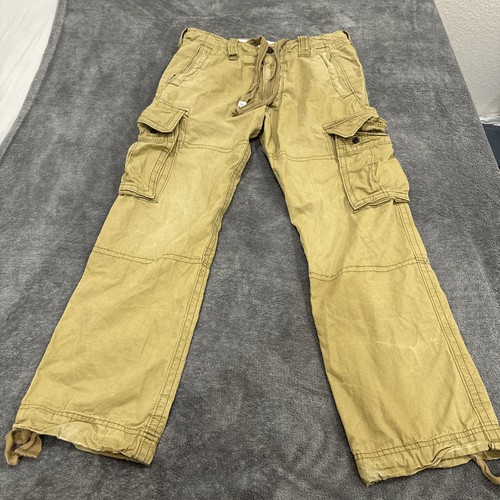 Y2K Abercrombie & Fitch Cargo Hose 30x30 Fallschirmjäger Fatigue Militär 90er - Bild 1 von 21