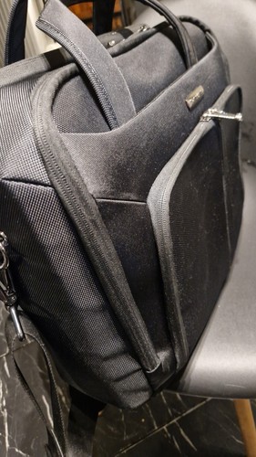 Samsonite Męska torba na laptopa Biznesowe teczki, czarna 1x używana 17 cali - Zdjęcie 3 z 18