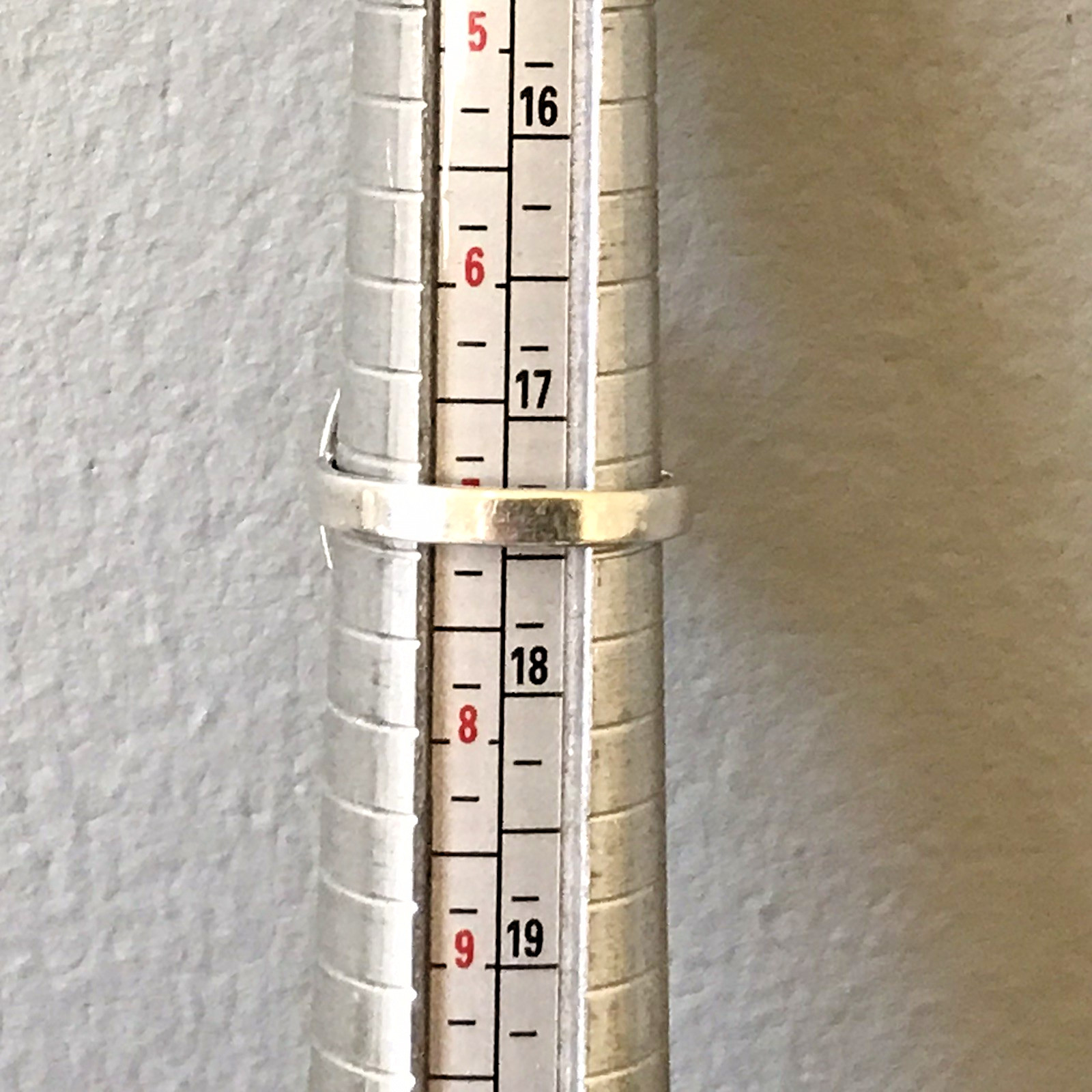 Sterling Silver Adjustable Oval Initial Ring 4gra… - image 7