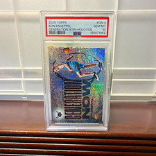 Topps 2025 Kon Knueppel Generation Now GN-4 Holo Foil RC PSA 10
