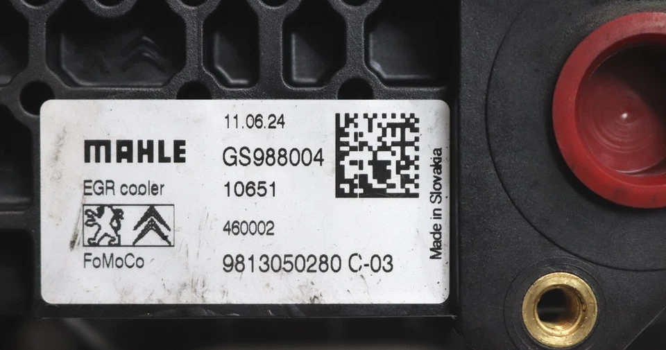 Peugeot 5008 II 1.5HDI P87 facelift 9813050280 EGR EXHAUST COOLER -14,000 km- - Image 4 of 4