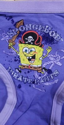 Nickelodeon SpongeBob Squarepants Pirate Underwear Women Undies New With Tags
