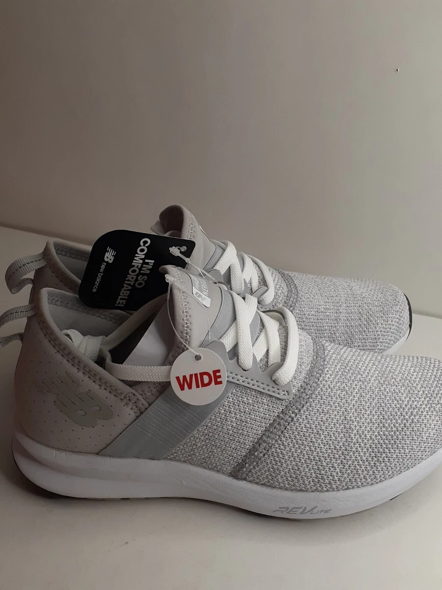 New Balance womens FuelCore Nergize Gray white size 5 us shoes
