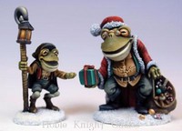 Dark Sword Fantasy Mini Santa Frog & Tadpole Timmy (2009 Holiday Trib Pack Mint on sale Dark Sword Fantasy Mini Santa Frog & Tadpole Timmy (2009 Holiday Trib Pack Mint on sale