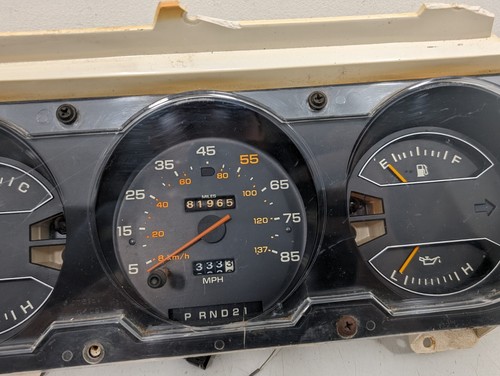 81-90 Dodge 1st Gen Ram Truck GAS Instrument Speedometer Gauge Cluster -UNTESTED - Picture 4 of 13
