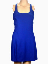 VICTORIA'S SECRET ON POINT ESSENTIAL SPORT DRESS BUILT IN SHORTS SMALL NAVY BLUE