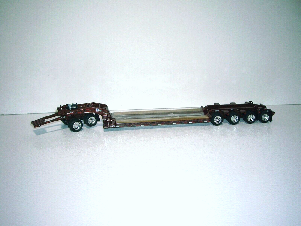 DCP FIRST GEAR 1/64 BROWN & WHITE KW W900L W/T 72" SLEEPER&LOWBOY JEEP&FLIP AXLE eBay