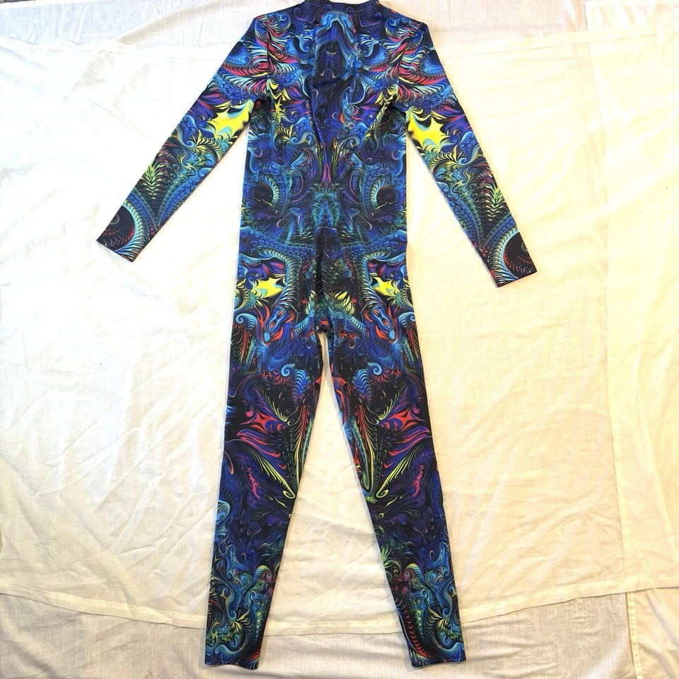 Colorful Candy Catz Body Suit Size Small - Image 2 of 4