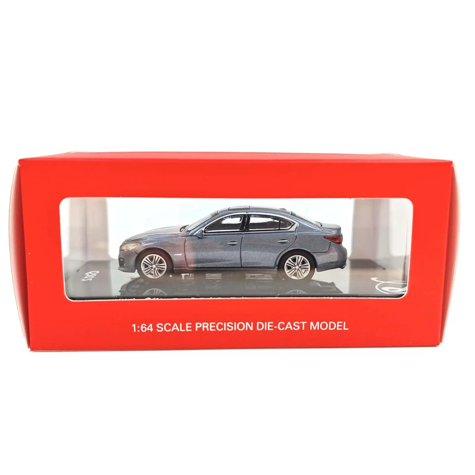 1:64 Infiniti Q50S Azul Diecast Modelo Coche Coleccionables Regalo Juguete Serie Paudi Foto 2 de 4