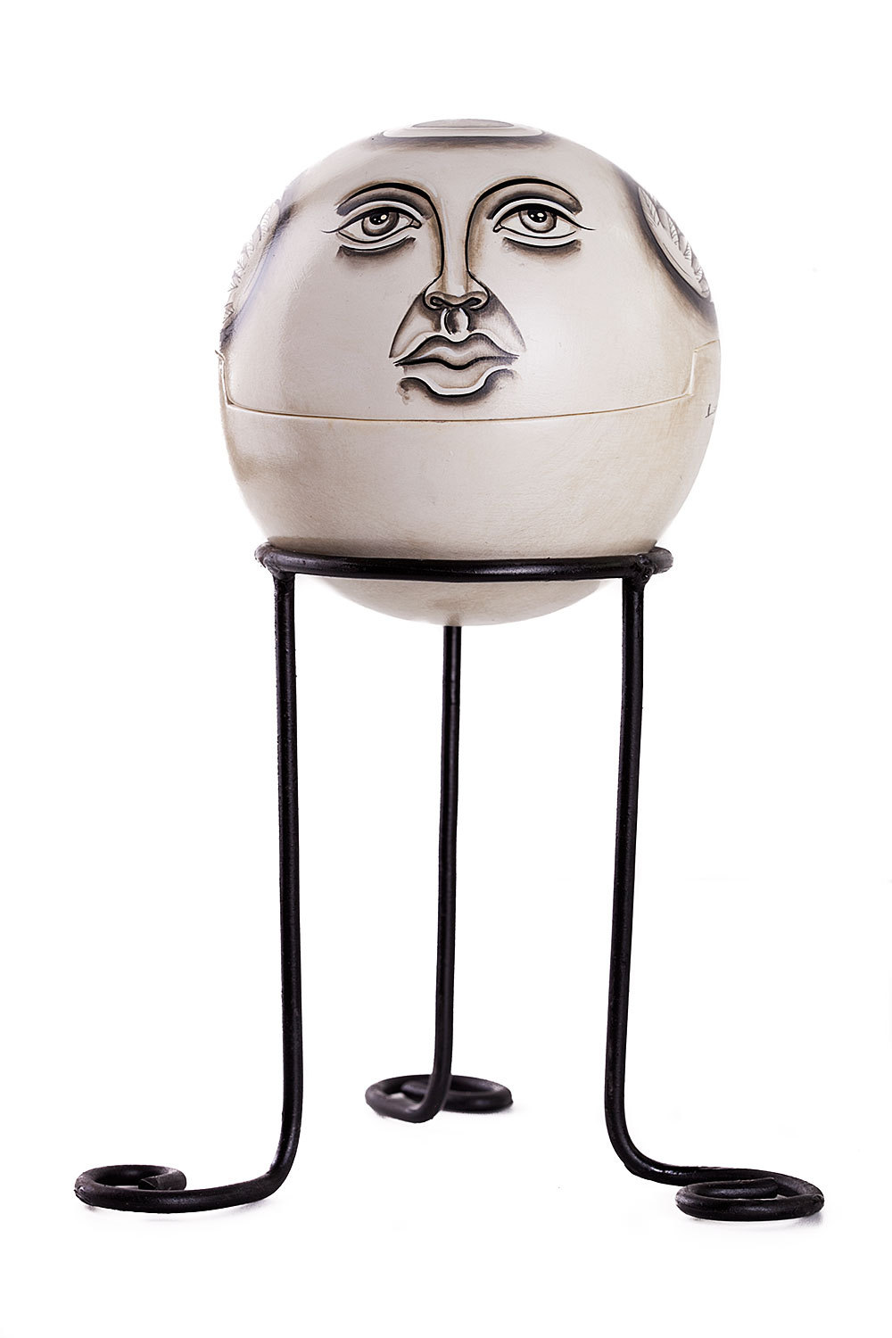 Holiday Christmas Angel Ceramic Candle Holder Artist “Lugo” Beautiful