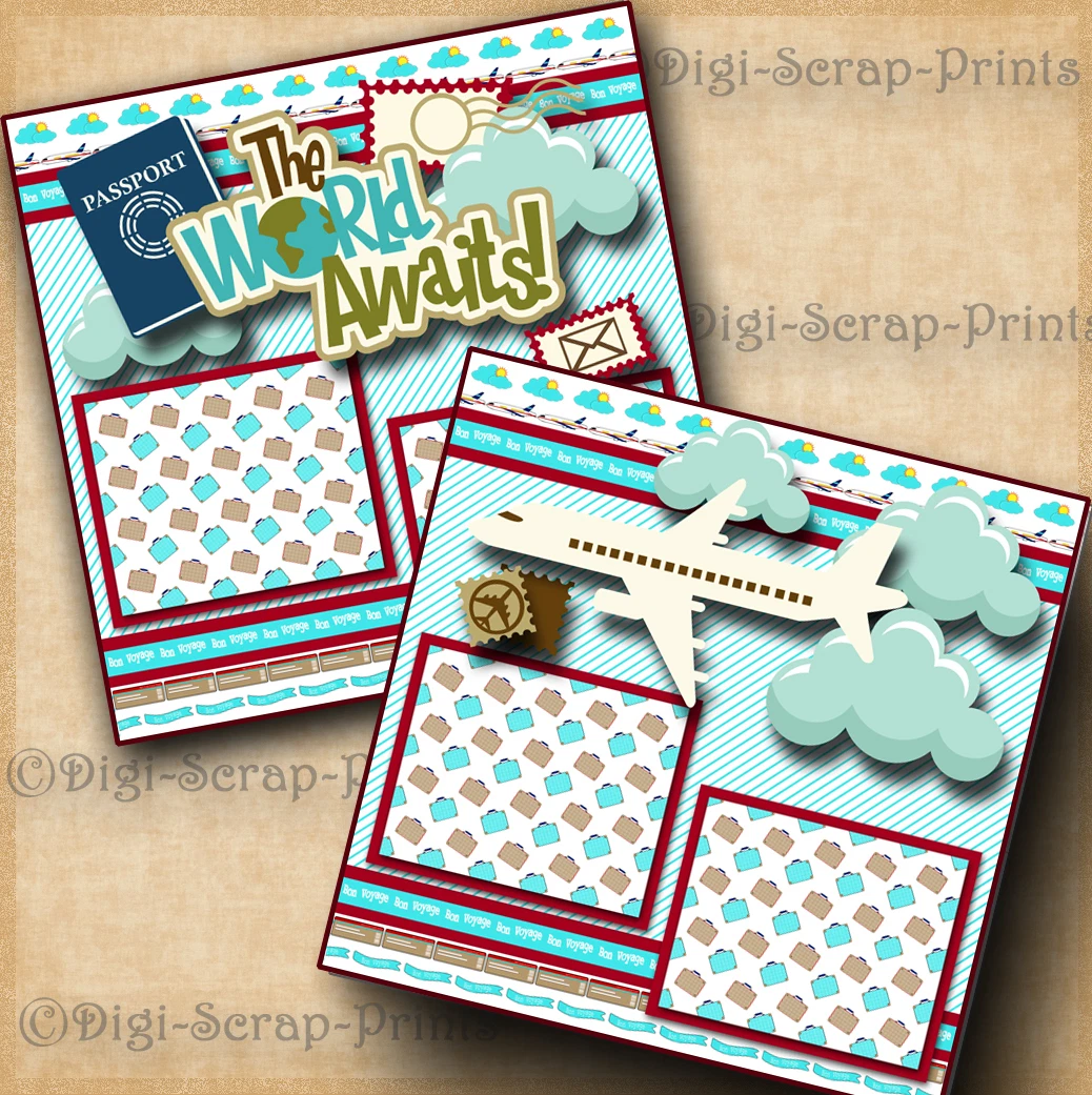 Premade Scrapbook Pages for sale | eBay