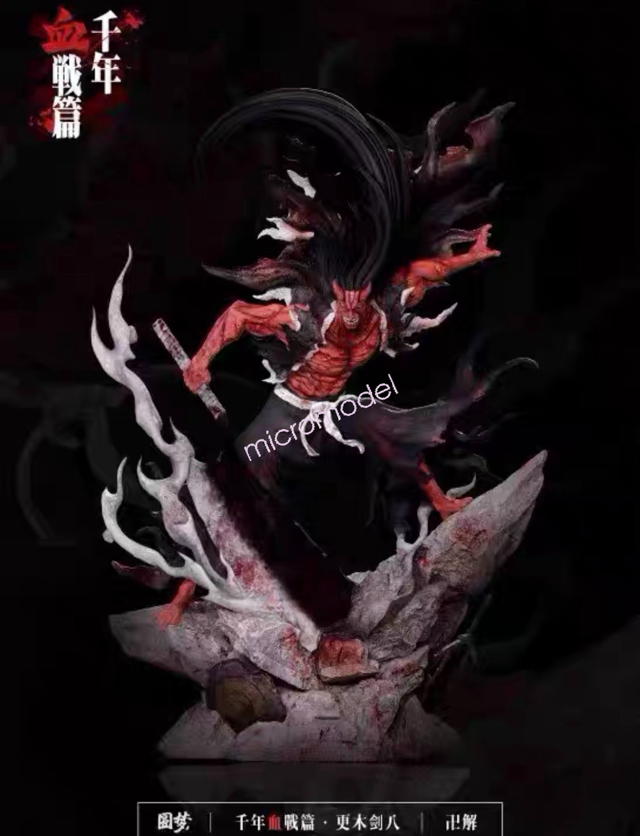 YM Studio Bleach Zaraki Kenpachi Statue Figure Resin Model