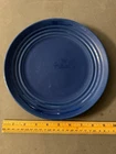 COBALT BLUE BAUER LOS ANGELES CALIF POTTERY 9 1/4" RINGWARE DINNER PLATE VTG