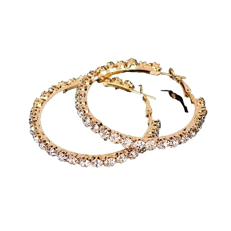 Pendientes de Moda Blanco Latón chapado