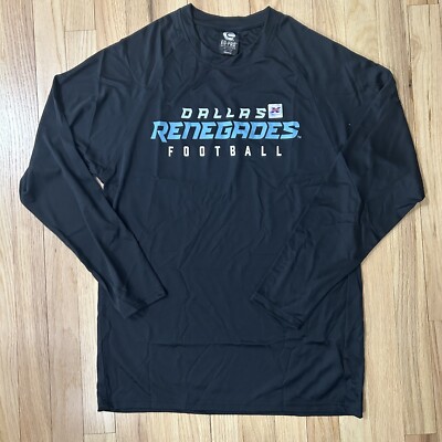 Dallas Renegades Football XFL Eg-Pro Medium Longsleeve Teeshirt