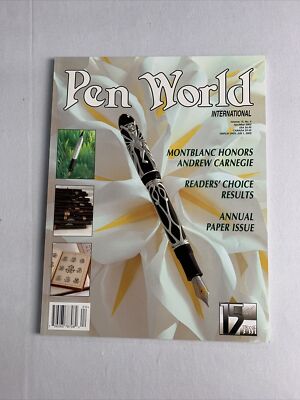 Pen World International Magazine Apr/May 2002 Volume 15 No. 5 / Mint