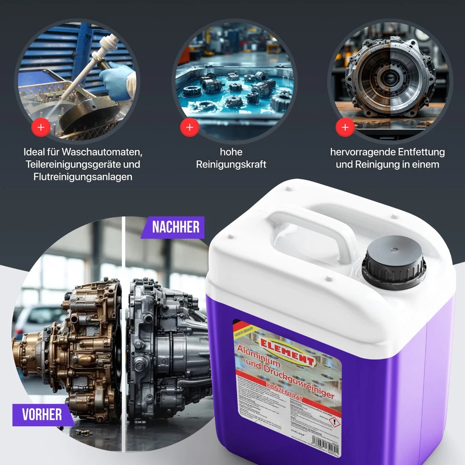 Ultraschallreiniger 10L Aluminium und Druckgussreiniger Konzentrat Teilereiniger - Bild 4 von 4