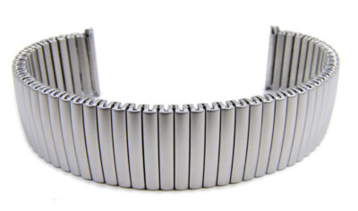 Minott Flex Uhrenarmband 22mm | Edelstahl Zugband grader Anstoß 21131S