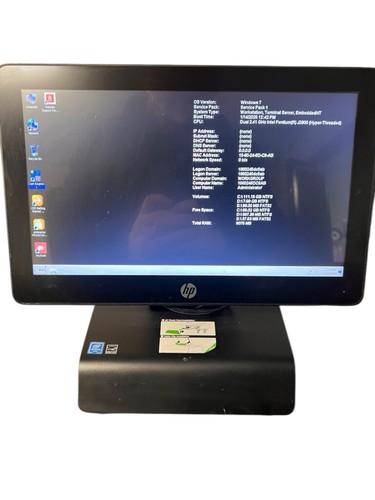 HP Rp2 Retail System 2030 J2900 2.41ghz 8gb (Funtional) (Will need reset) - 第 1/7 張圖片