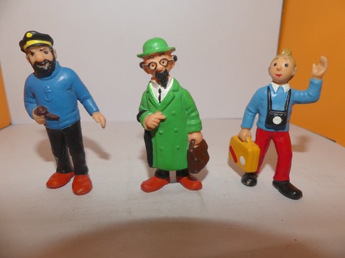 BULLY Hergé - Tintin - Bully 42 figurines Tintin avec rare boite