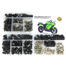 Complete Fairing Bolts Kit Screws Fit For KAWASAKI Ninja 650R ER-6f 2006-2008