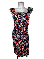 New Ann Taylor Factory Women's Size M Gorgeous Floral Tie Waist Summer Dress NWT