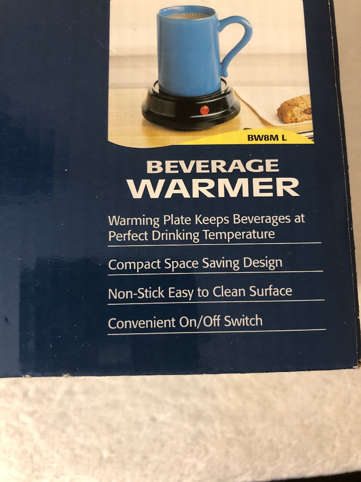 Rival Beverage Coffee Tea Warmer With Blue 8oz Ceramic Mug Bw8m L for sale online eBay