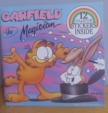 Vintage Garfield The Magician Jim Davis 12 Collectors Stickers Inside 1989