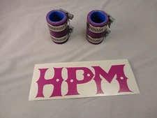 HPM 5 Ply " BRILLIANT PURPLE " BANSHEE 1" Exhaust Couplers
