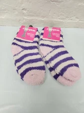 2 Carnival Ladies Super Soft Slipper Socks One Size