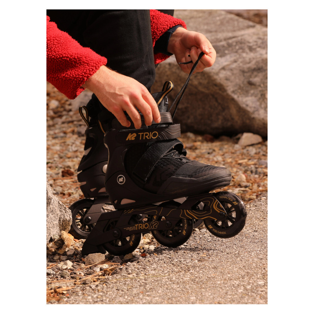 K2 SKATE Trio 110 Black and Gold Inline Skates (I210201201) eBay