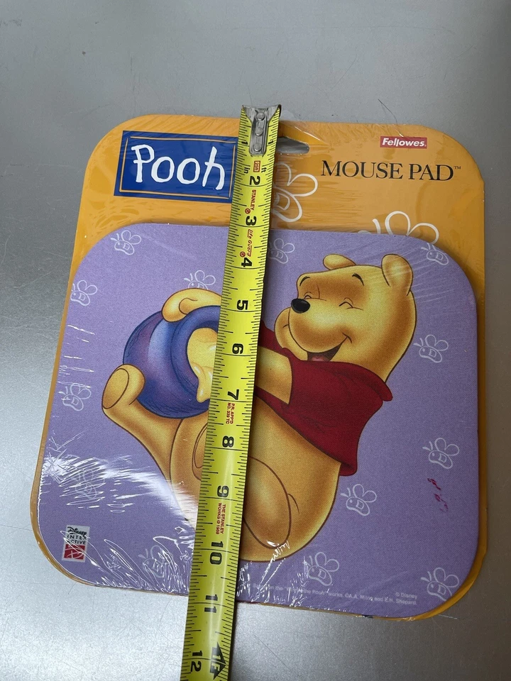 New! Vintage Mouse Pad: Disney - Winnie The Pooh Honey Pot Purple Sealed! - Image 3 of 4