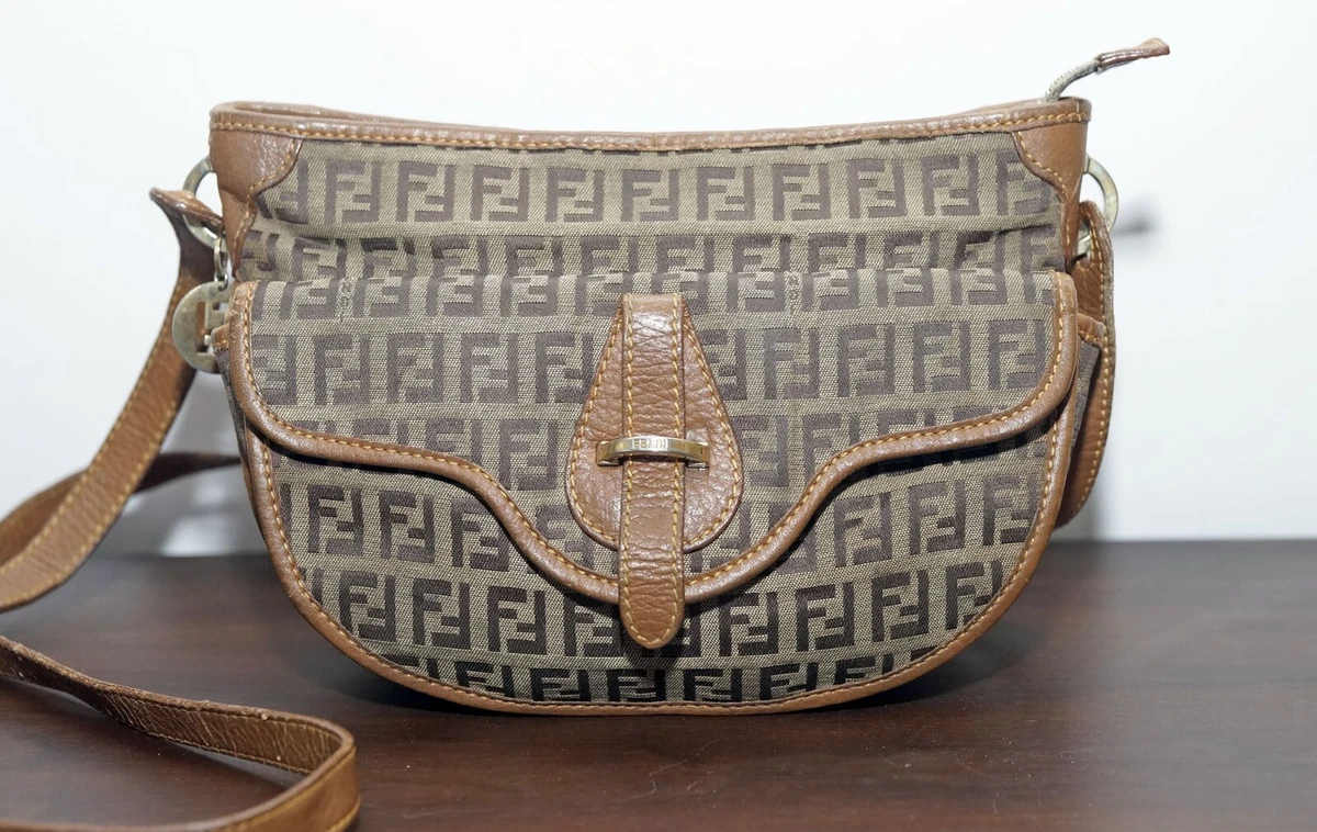 Fendi zucca crossbody sale