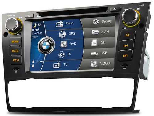 D5165XE BMW 3er 2006-11 E90,E91,E92,E93 HD-DVD-Autoradio Touch Bluetooth Navi SD - Bild 2 von 9