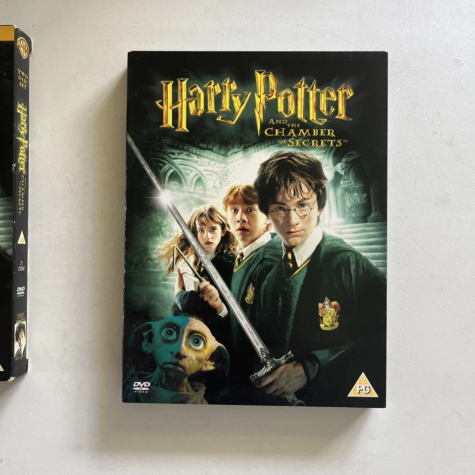 Harry Potter and the Chamber of Secrets  (DVD, 2002) 2 disc set Region 2 UK  - Image 3 of 4