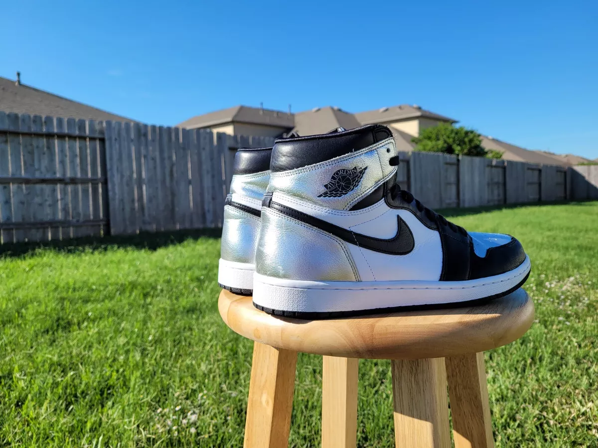 Jordan 1 cheap silver blue