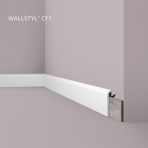 1 PIEZA MODELO NMC WALLSTYL S-CF1 10 cm | PATRÓN de la barra de cubierta zócalo - Imagen 2 de 3