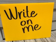 10 Blank Signs YELLOW 18" x 24" x 4 mm corrugated plastic, bundles of 10 pieces