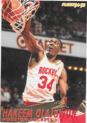 Fleer Card 1994/95 - Hakeem Olajuwon - Nr. 89
