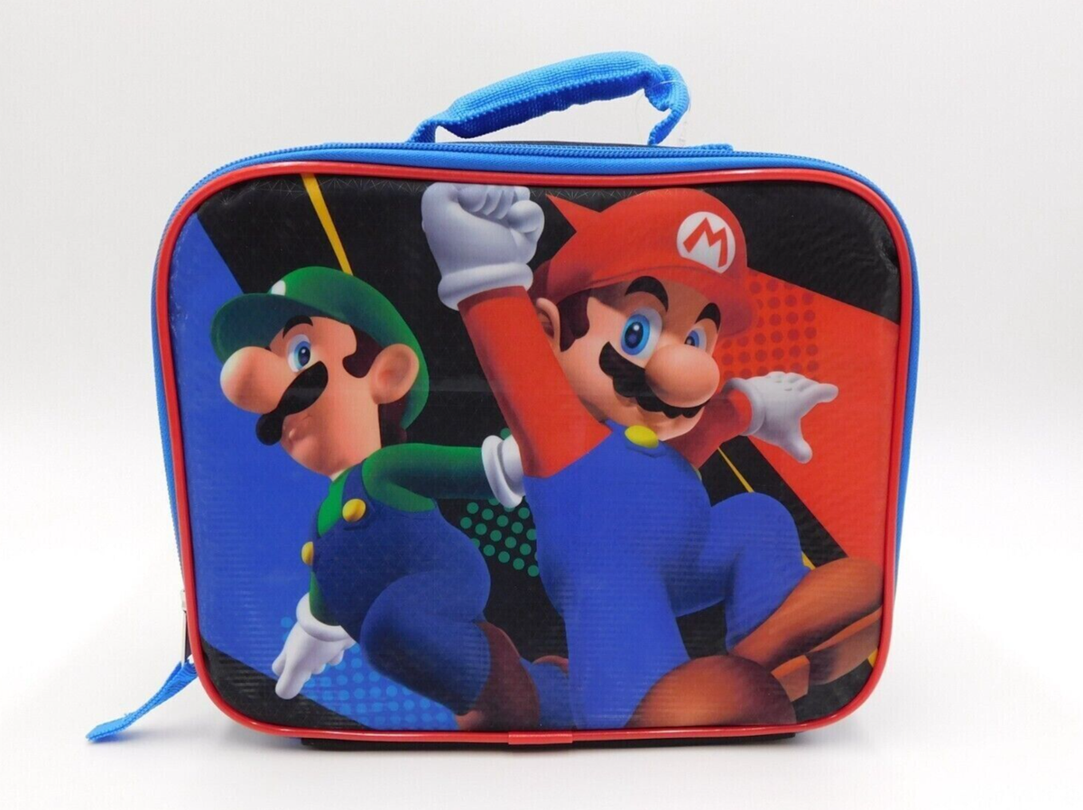 Nintendo Mario Luigi Brothers School Insulated Lunch Box Snack Box
