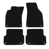 Velour FußMatten Automatten FüR Audi A6 C6 2004-2011 4-Tlg Schwarz