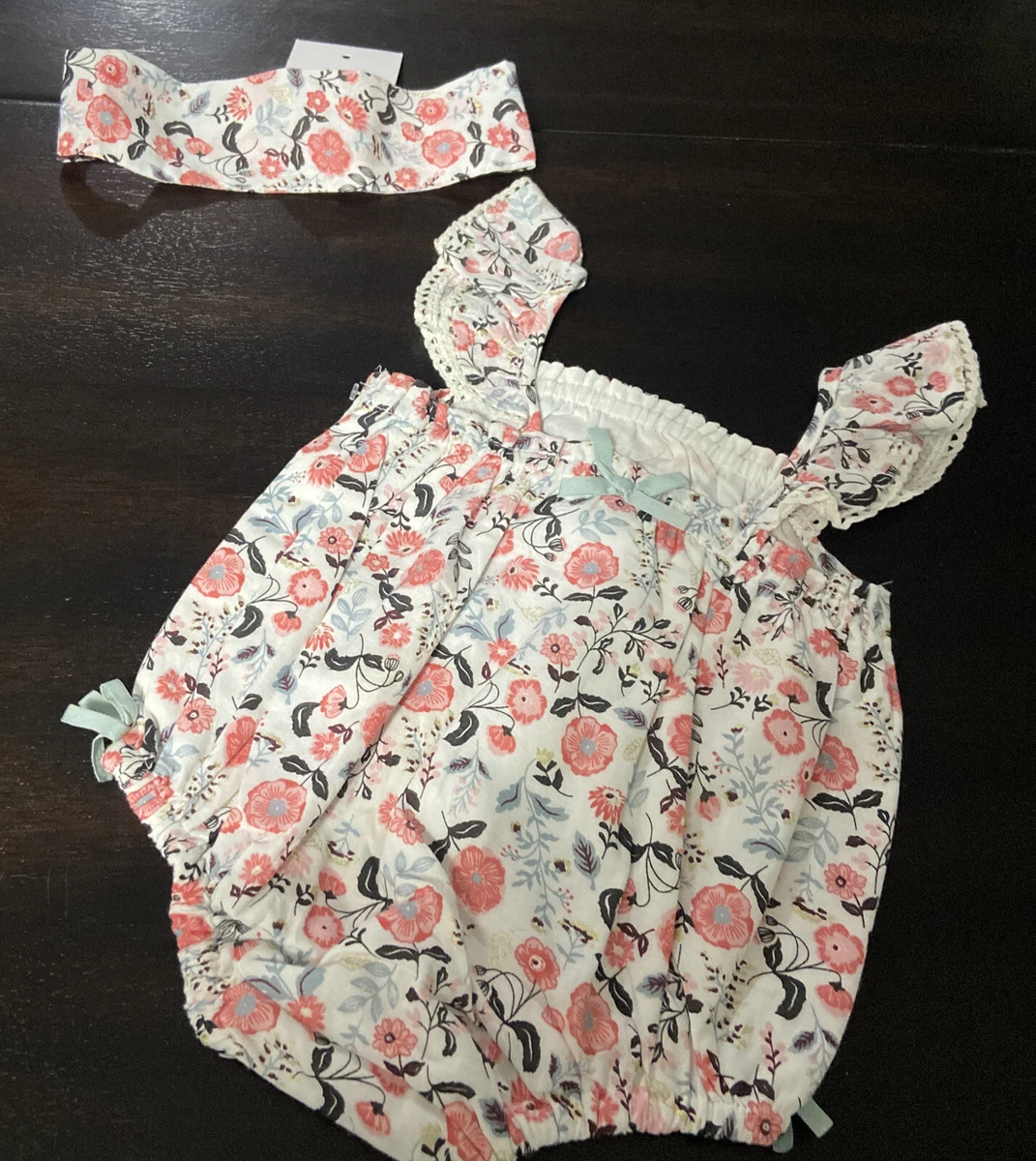 Girls 0 3 months Dylan Abby bubble romper eBay