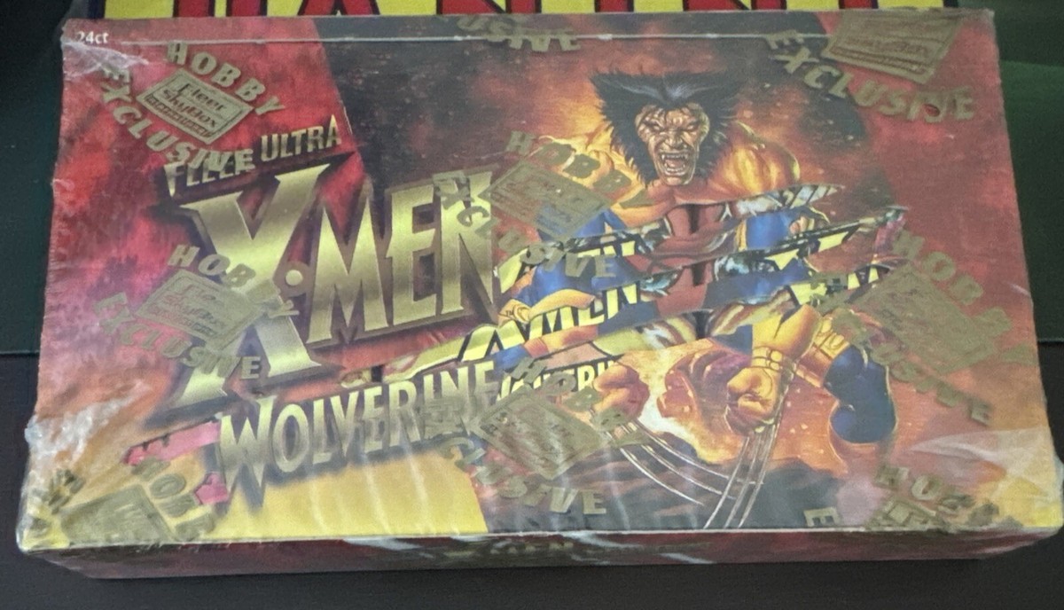 1996 FLEER ULTRA MARVEL X-MEN WOLVERINE HOBBY BOX NEW SEALED U.S.