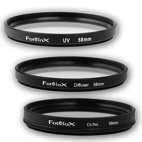 Filter Kit, UV, Circular Polarizer, Soft Diffuser, 58mm for Canon, Nikon, Son... - Image 3 of 4