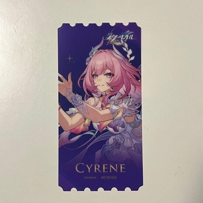 Honkai Star Rail x GiGO Bookmark Cocolia Unused Promotional Collectible