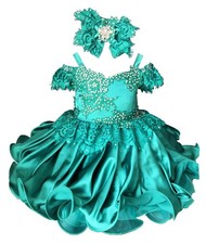 Jenniferwu G522 Infant Toddler Baby Newborn Little Girl's Pageant Party Dress