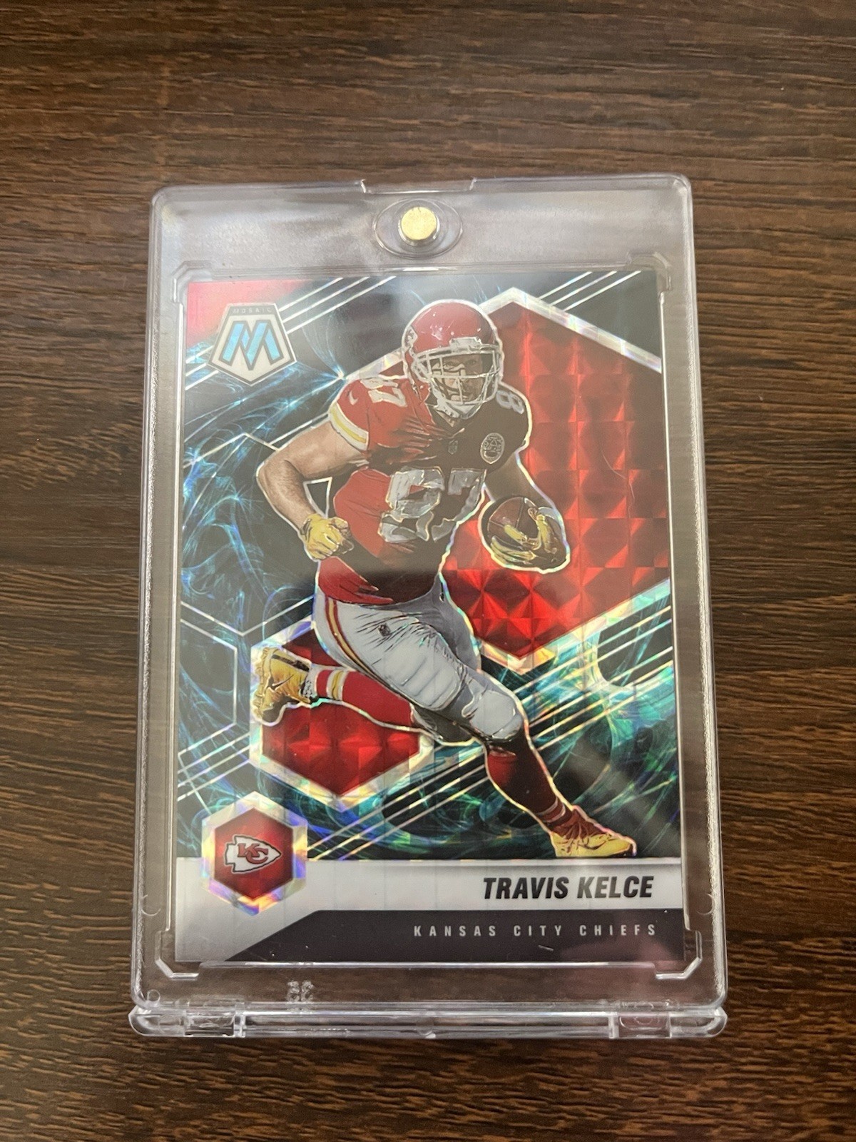 2021 Panini Mosaic - Travis Kelce #4 Genesis Mosaic Prizm