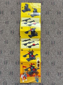 VINTAGE LEGOLAND 6039 TWIN-ARM LAUNCHER INSTRUCTIONS MANUAL EUC! NO PARTS